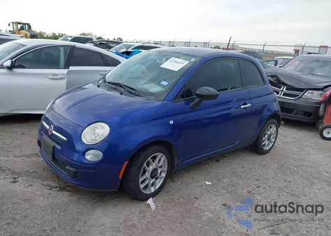2013 Fiat 500 Pop из США, поврежденный, VIN 3C3CFFAR7DT748298